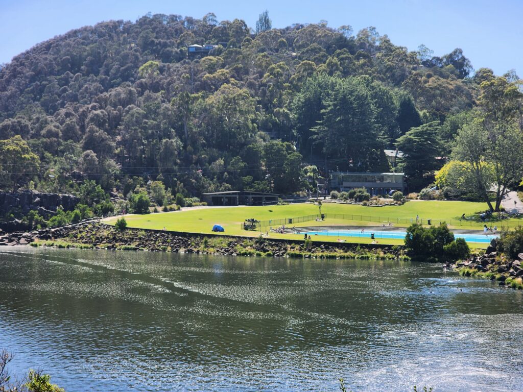 Cataract Gorge in Launceston Tasmania with kids