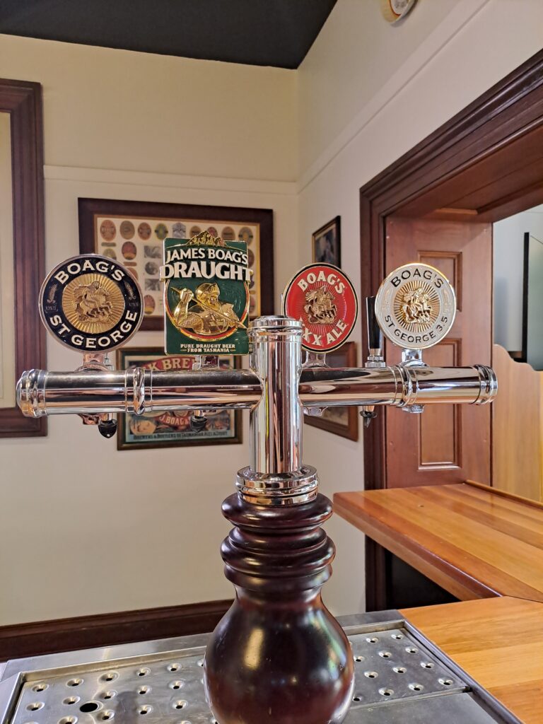 Launceston brewery stop for drinks and food on a family Tasmania road trip